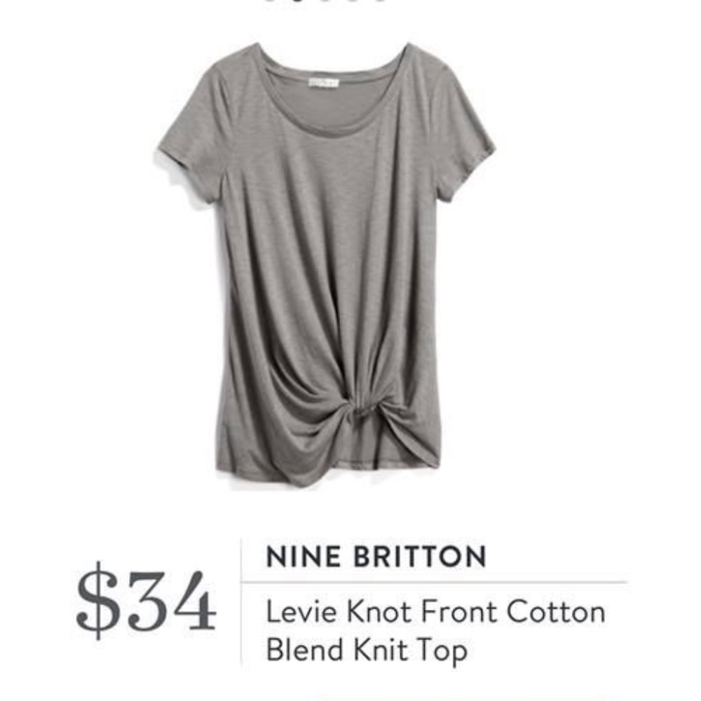 Nine Britton Levie Knot Top